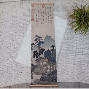 NWOT Traditional Landscape Wall Scroll Chinese Painting Classic Art Home Decor